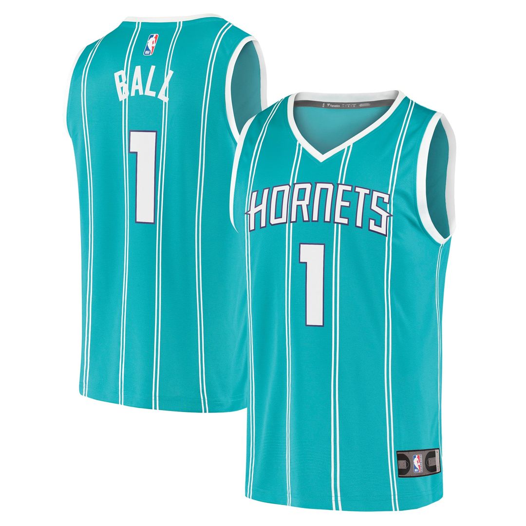 LaMelo Ball | Charlotte Hornets | Fast Break Replica Jersey - Icon Edition - Teal