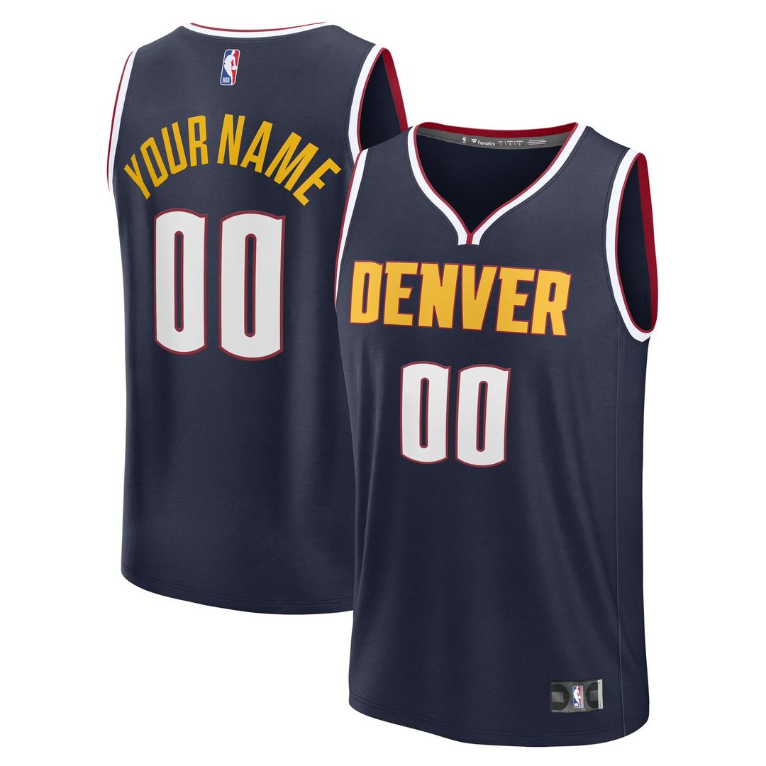 Denver Nuggets | Fast Break Custom Jersey - Statement Edition - Blue