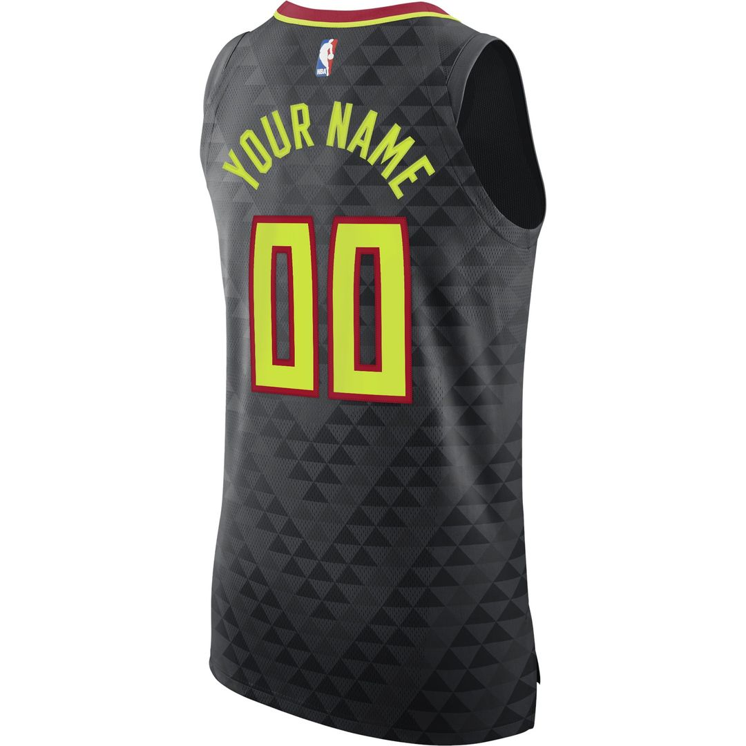 Atlanta Hawks | Custom Jersey Black - Icon Edition