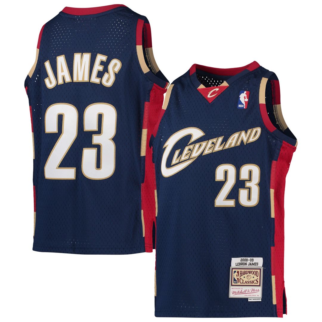LeBron James | Cleveland Cavaliers | Youth 2003 - 04 Hardwood Classics Swingman Jersey - Wine
