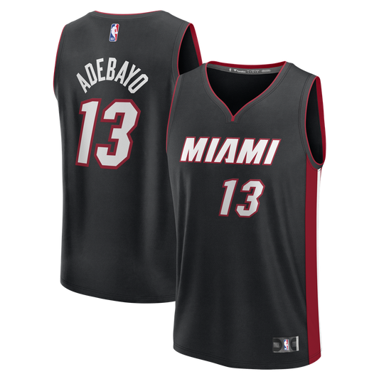 Bam Adebayo | Miami Heat | Fast Break Replica Jersey - Icon Edition - Black