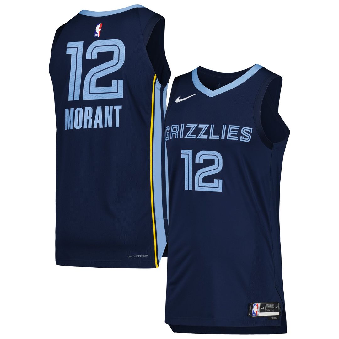 Ja Morant | Memphis Grizzlies | Jersey - Icon Edition - Navy
