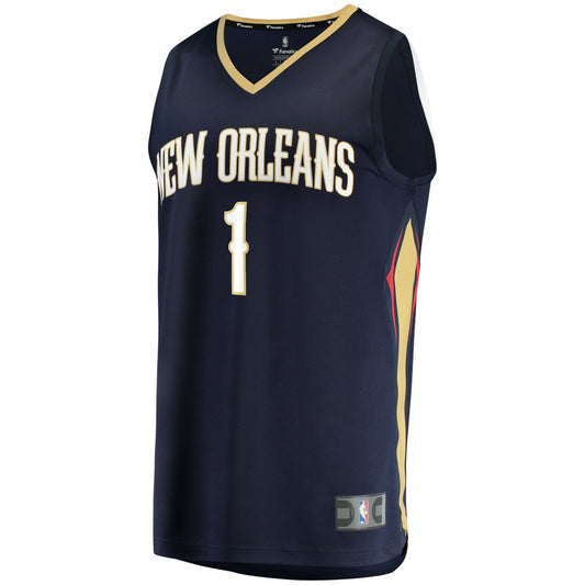 Zion Williamson | New Orleans Pelicans | Replica Fast Break Jersey Navy - Icon Edition