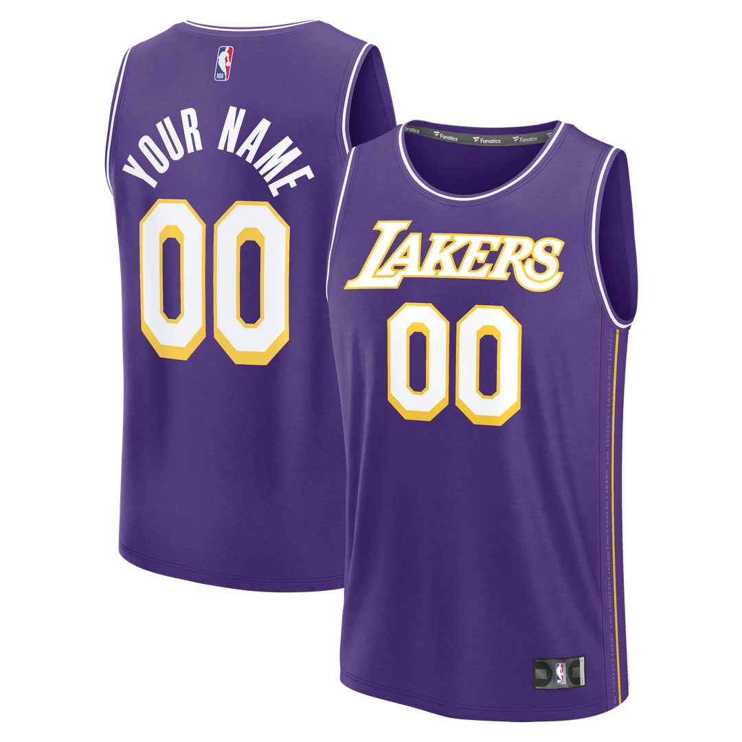 Los Angeles Lakers | Fast Break Custom Jersey - Icon Edition - Gold
