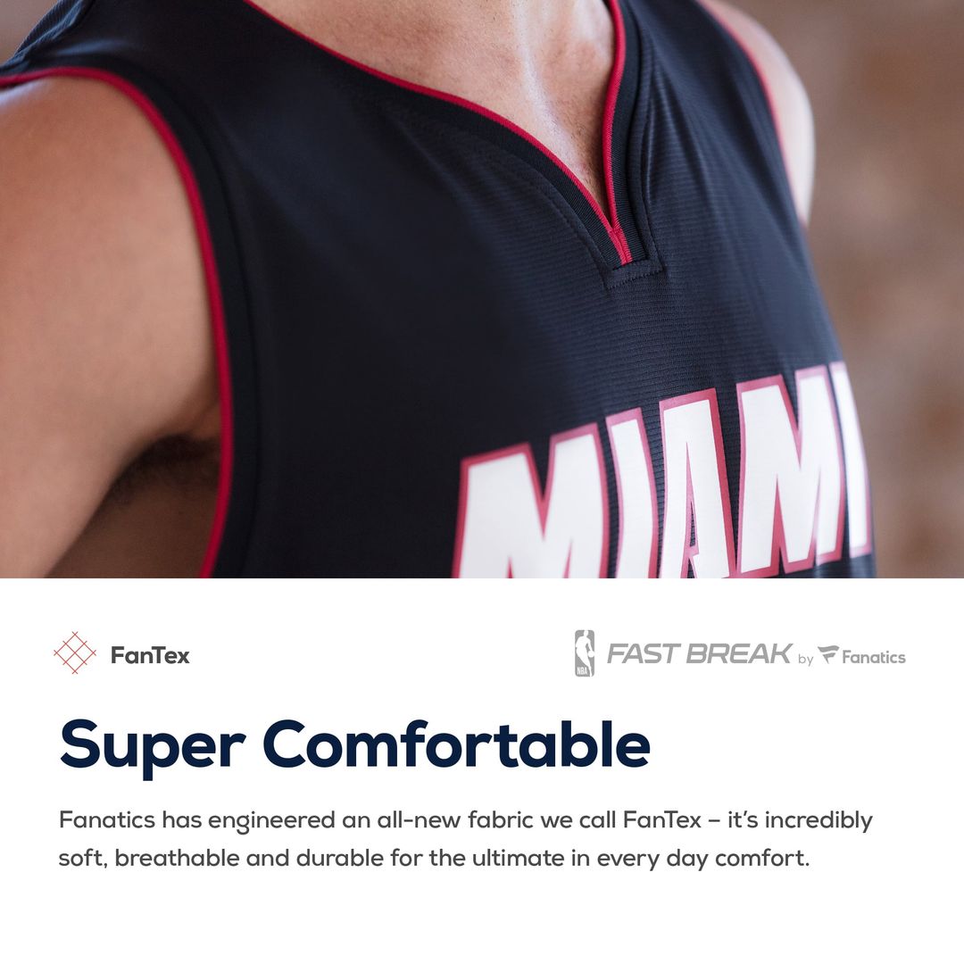 Miami Heat | Women's Fast Break Replica Custom Jersey Wine - Statement Edition