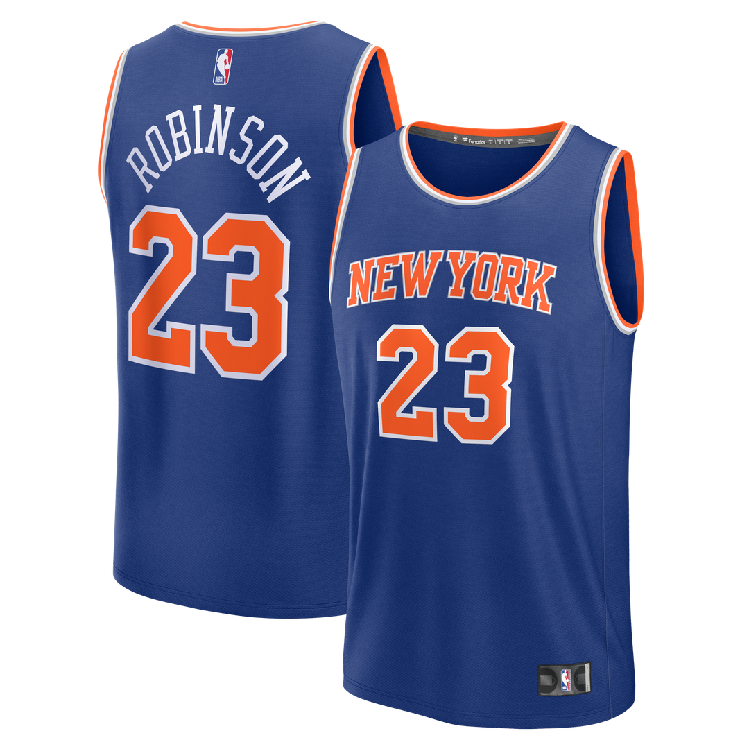Mitchell Robinson | New York Knicks | Youth Fast Break Replica Jersey - Blue - Icon Edition