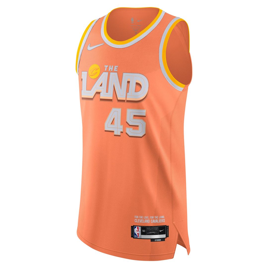 Donovan Mitchell | Cleveland Cavaliers | Unisex 2025/26 Jersey - City Edition - Orange