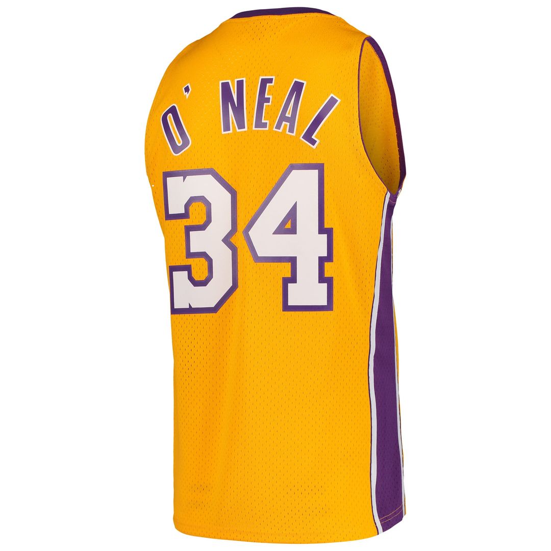Shaquille O'Neal | Los Angeles Lakers | Hardwood Classics Swingman Jersey - Gold