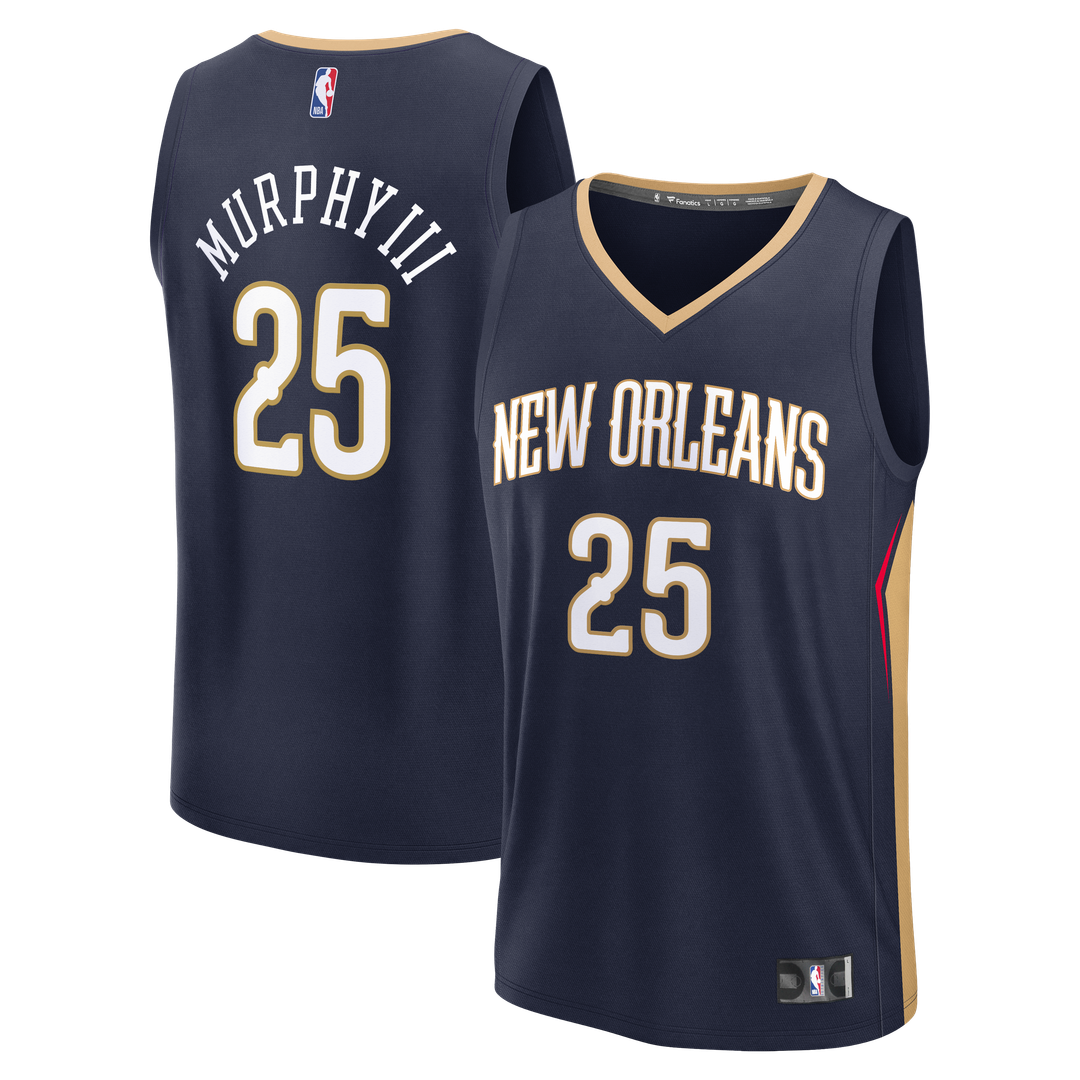 Trey Murphy III | New Orleans Pelicans | Fast Break Replica Jersey - Navy - Icon Edition
