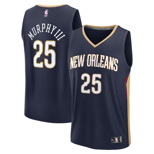Trey Murphy III | New Orleans Pelicans | Fast Break Replica Jersey - Navy - Icon Edition