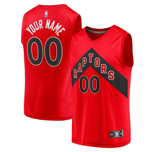 Toronto Raptors | Fast Break Replica Custom Jersey - Icon Edition - Red