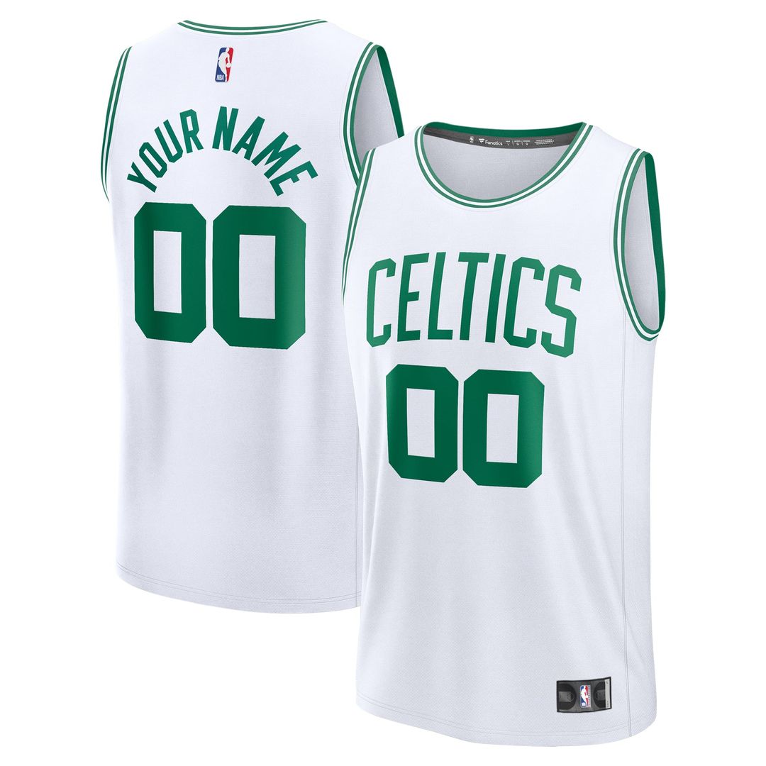 Boston Celtics | Fast Break Custom Jersey - Association Edition - White