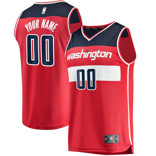 Washington Wizards | Fast Break Custom Replica Jersey Red - Icon Edition