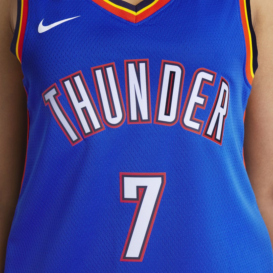 Chet Holmgren | Oklahoma City Thunder | Unisex 2022 NBA Draft First Round Pick Player Swingman Jersey - Icon Edition - Blue