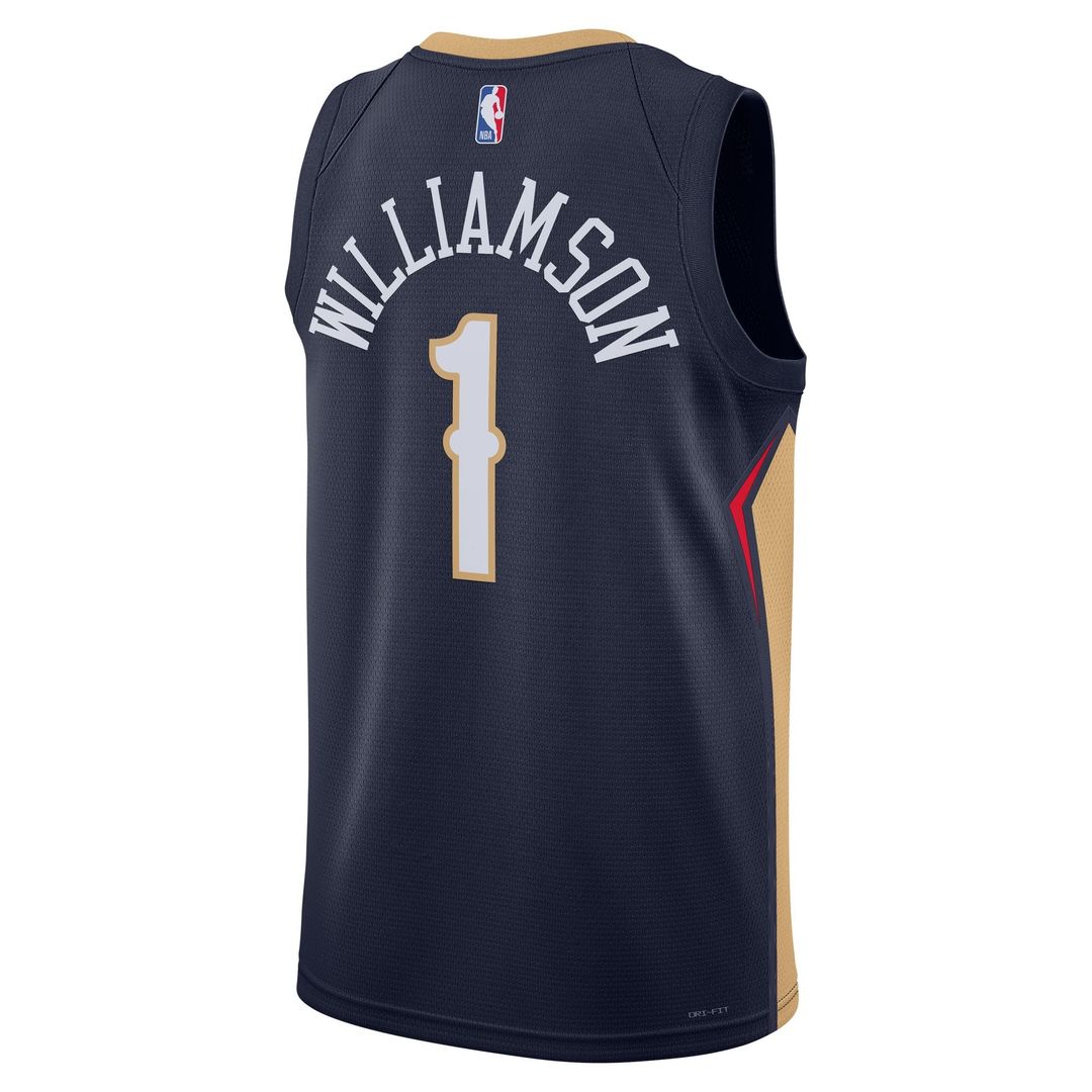 Zion Williamson | New Orleans Pelicans | Unisex Swingman Jersey - Icon Edition - Navy