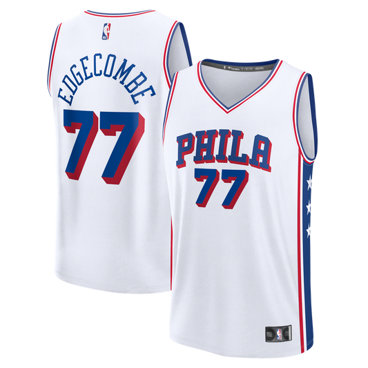 VJ Edgecombe | Philadelphia 76ers | Fast Break Replica Jersey - White - Association Edition