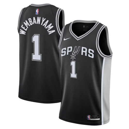 Victor Wembanyama | San Antonio Spurs | Youth Swingman Jersey - Icon Edition - Black