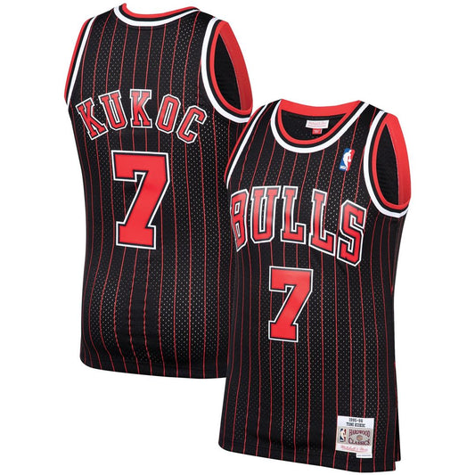 Toni Kukoc | Chicago Bulls | 1995/96 Hardwood Classics Swingman Jersey - Black