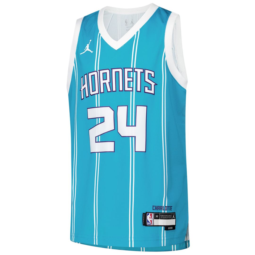 Brandon Miller | Charlotte Hornets | Youth Swingman Jersey - Icon Edition - Teal