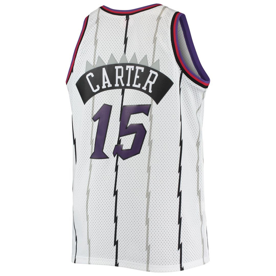 Vince Carter | Toronto Raptors | 1998/99 Big & Tall Hardwood Classics Swingman Jersey - White