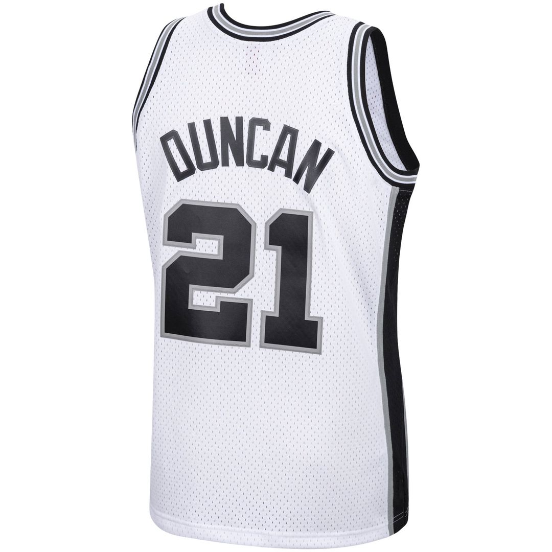 Tim Duncan | San Antonio Spurs | 1998/99 Hardwood Classics Swingman Jersey - White