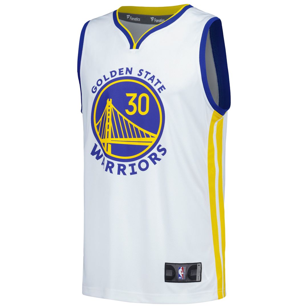 Stephen Curry | Golden State Warriors | Fast Break Replica Player Jersey - Association Edition - White