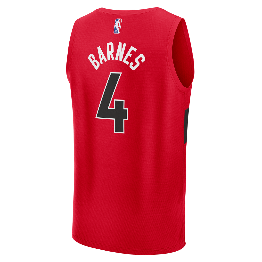 Scottie Barnes | Toronto Raptors | Fast Break Replica Jersey - Icon Edition - Red