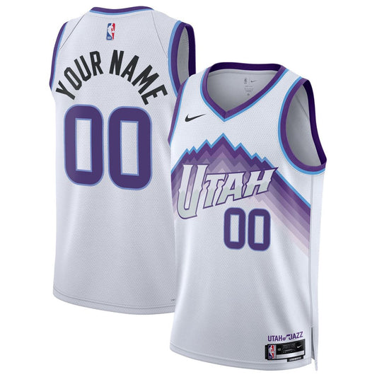 Utah Jazz | Unisex Swingman Custom Jersey - Association Edition - White