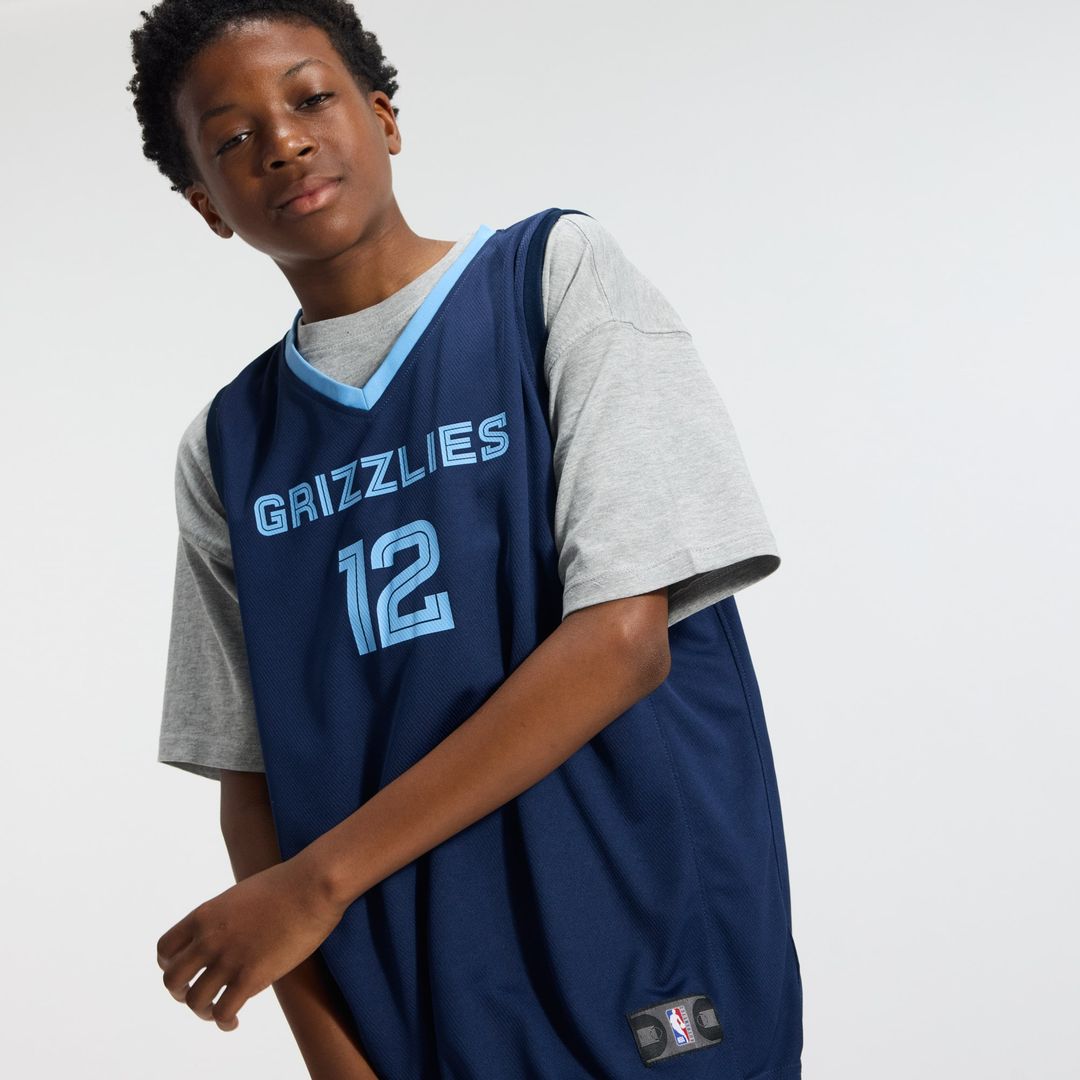 Ja Morant | Memphis Grizzlies | Youth Fast Break Replica Player Jersey - Icon Edition - Navy