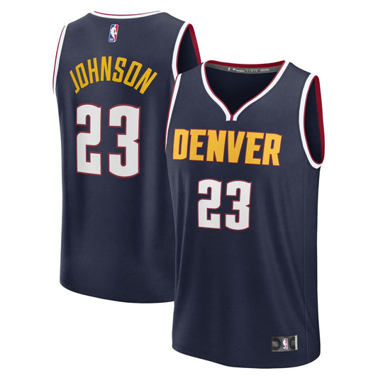 Cameron Johnson | Denver Nuggets | Fast Break Replica Jersey - Navy - Icon Edition
