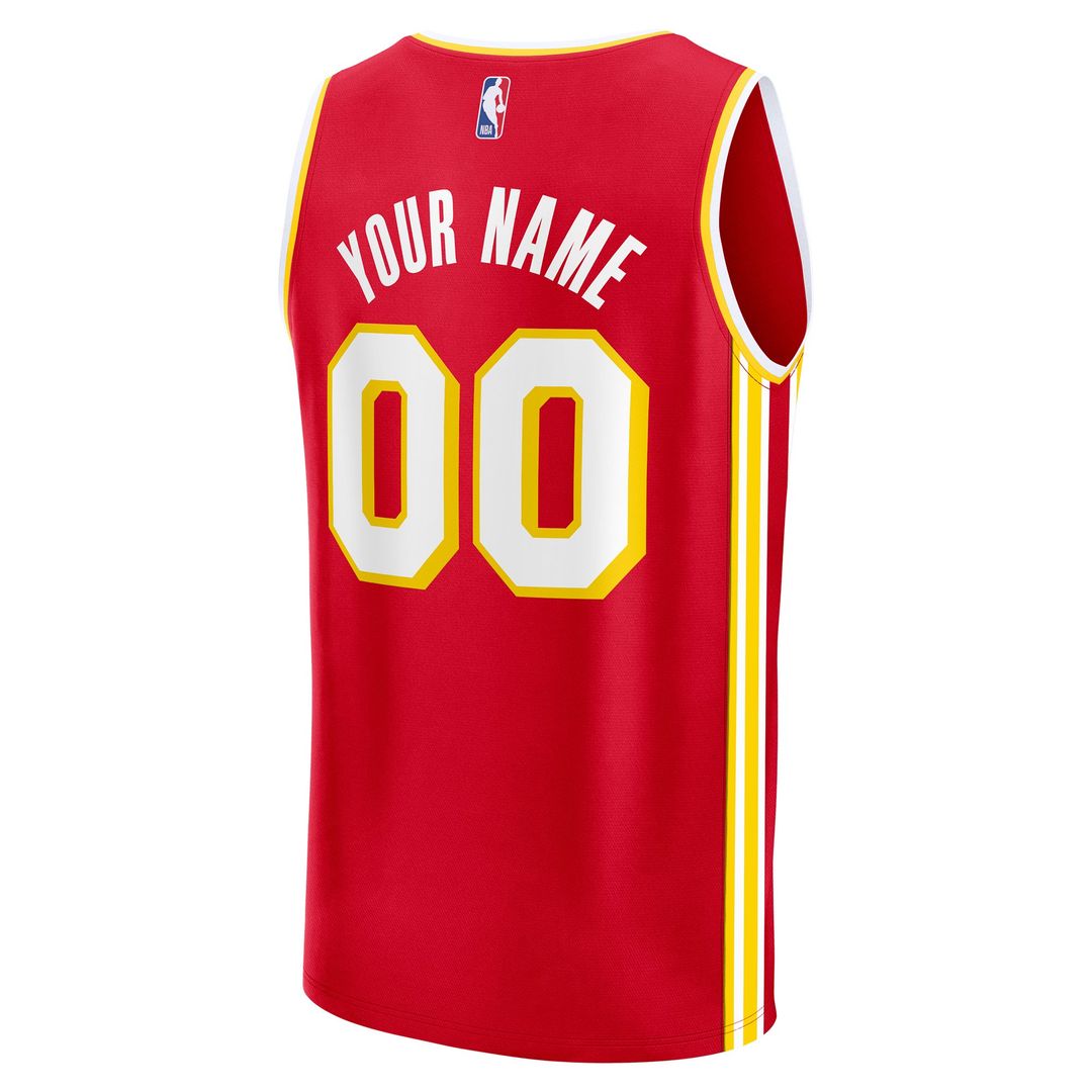 Atlanta Hawks | Fast Break Custom Jersey - Icon Edition - Red