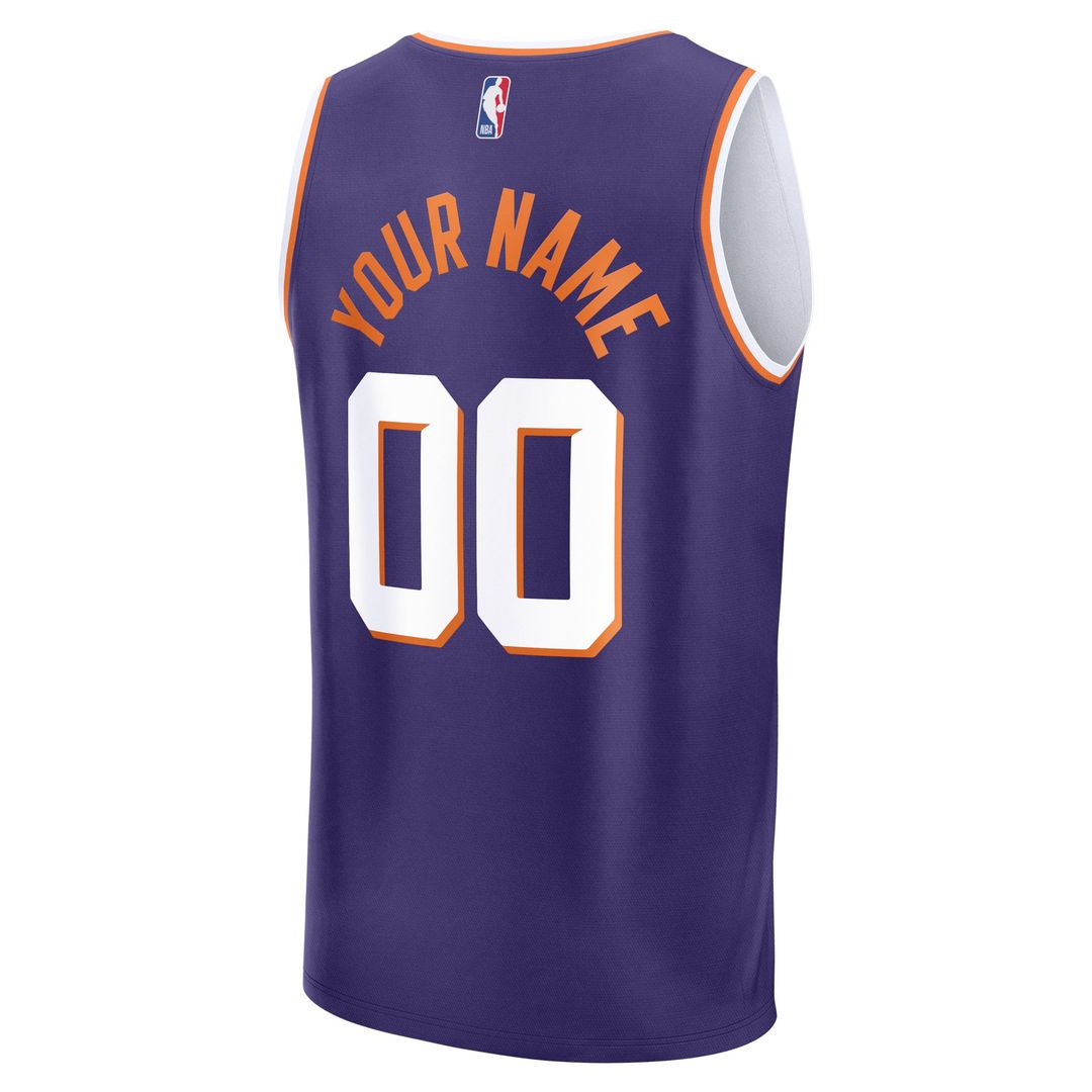 Phoenix Suns | Youth Fast Break Custom Jersey - Statement Edition - Black