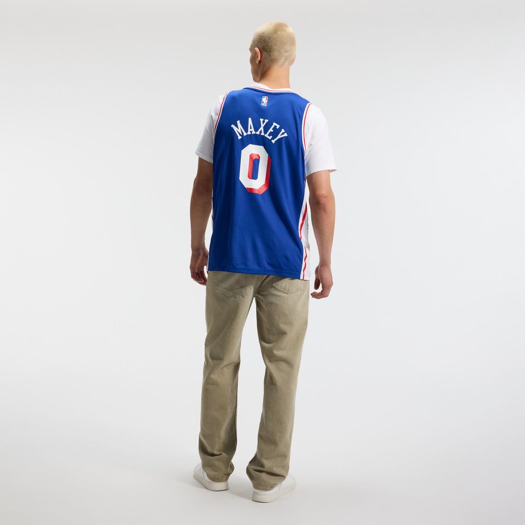 Tyrese Maxey | Philadelphia 76ers | Fast Break Replica Player Jersey - Icon Edition - Royal