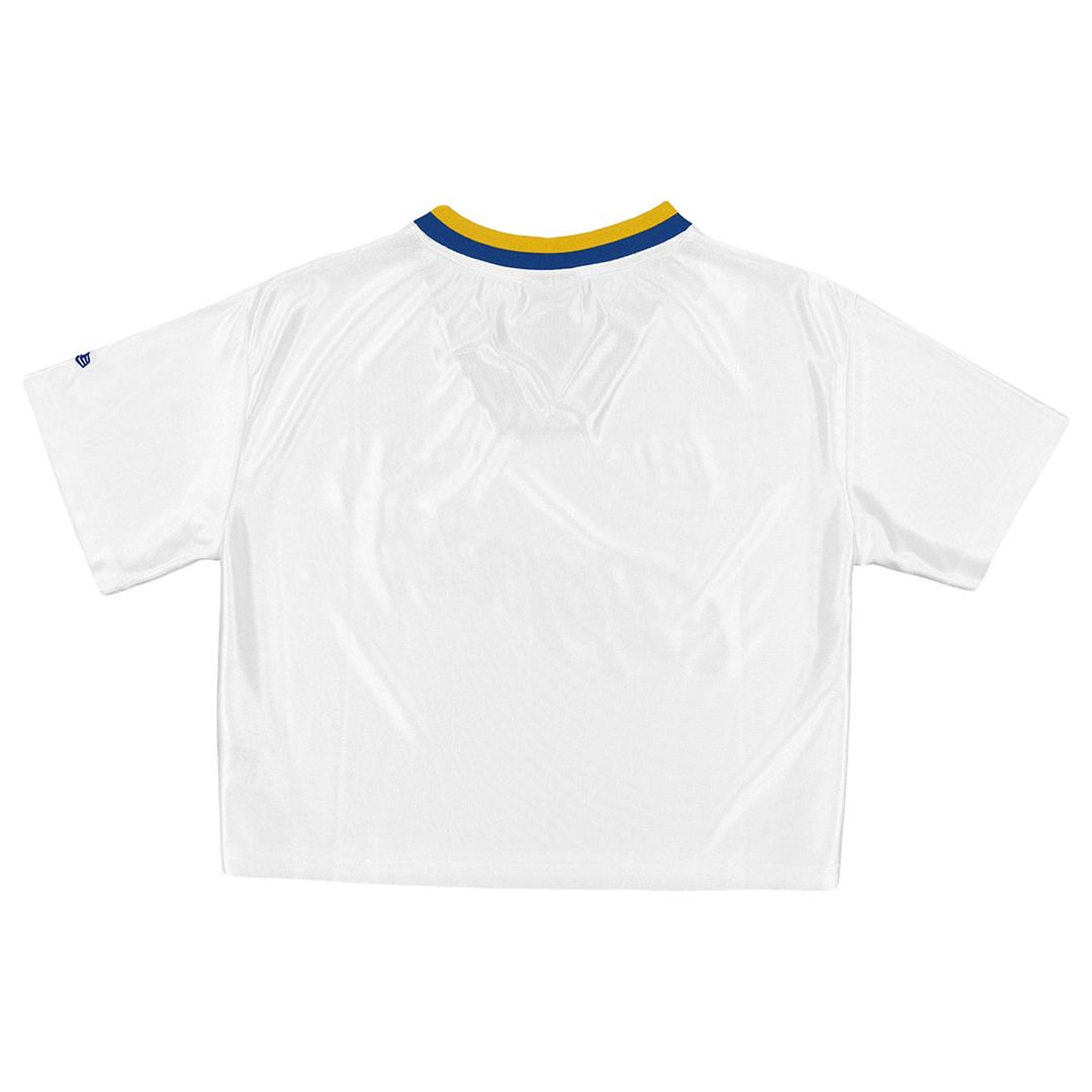 Golden State Warriors | Women's Sport Classics Capsule Boxy Cropped Fashion Jersey - White