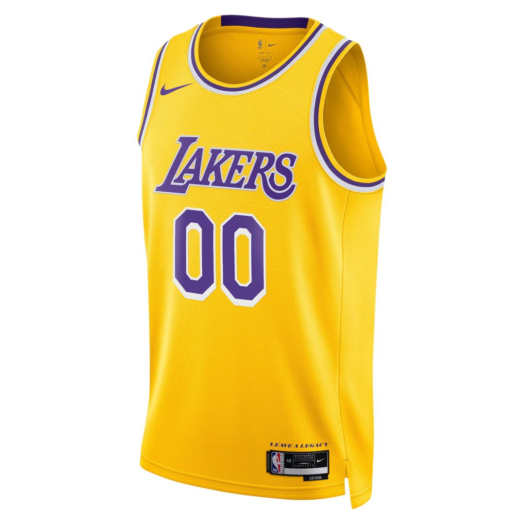 Los Angeles Lakers | Unisex Swingman Custom Jersey Gold - Icon Edition