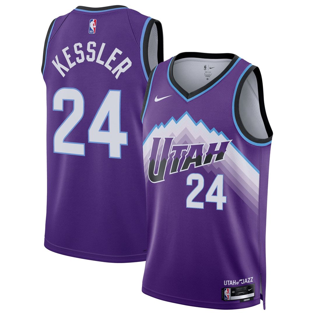 Walker Kessler | Utah Jazz | Unisex Swingman Jersey - Icon Edition - Purple