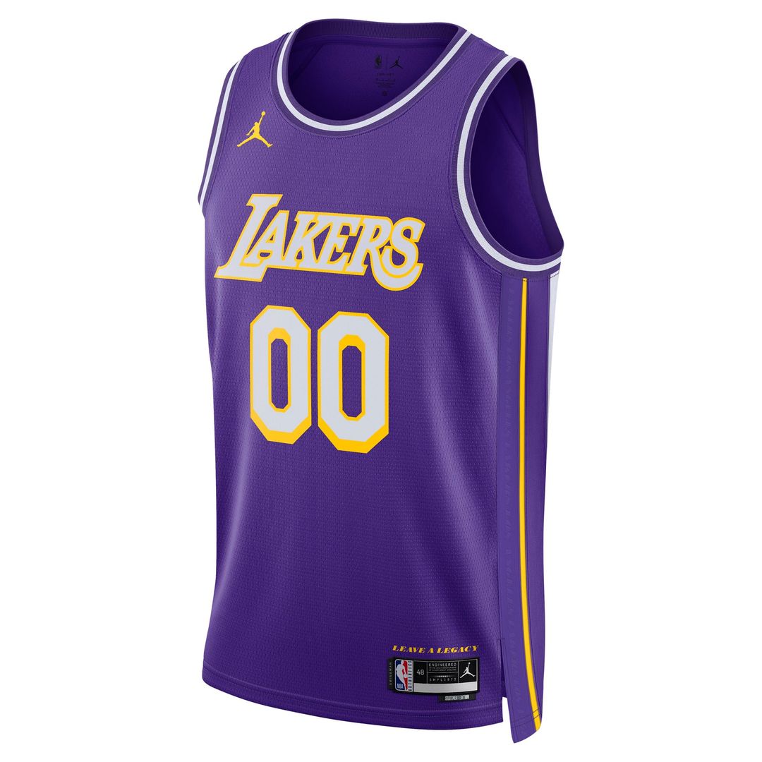 Los Angeles Lakers | Unisex Swingman Custom Jersey - Statement Edition - Purple