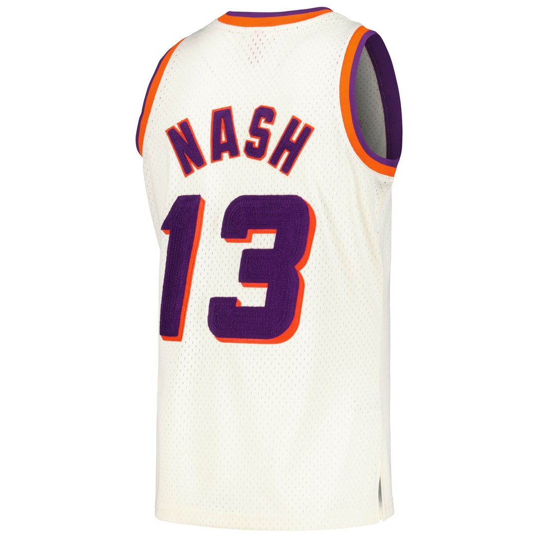 Steve Nash | Phoenix Suns | Chainstitch Swingman Jersey - Cream