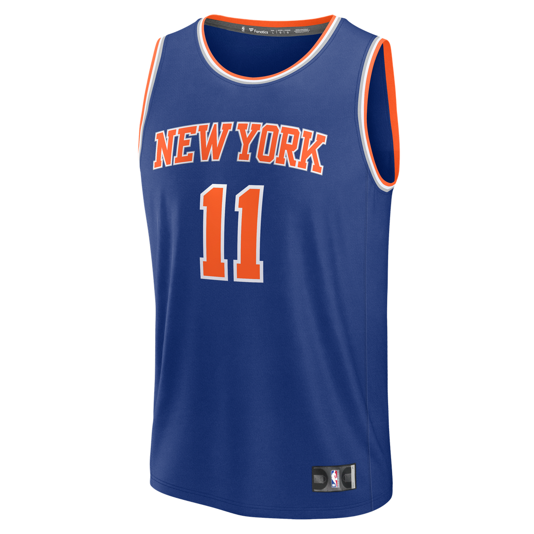Jalen Brunson | New York Knicks | Youth Fast Break Replica Player Jersey - Icon Edition - Blue