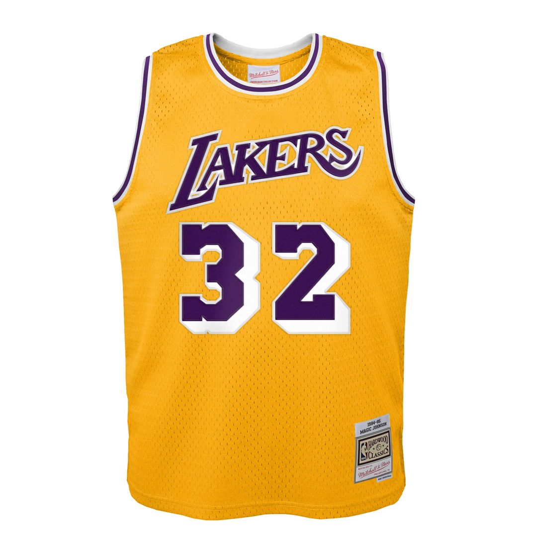 Magic Johnson | Los Angeles Lakers | Toddler 1984/85 Swingman Jersey - Gold