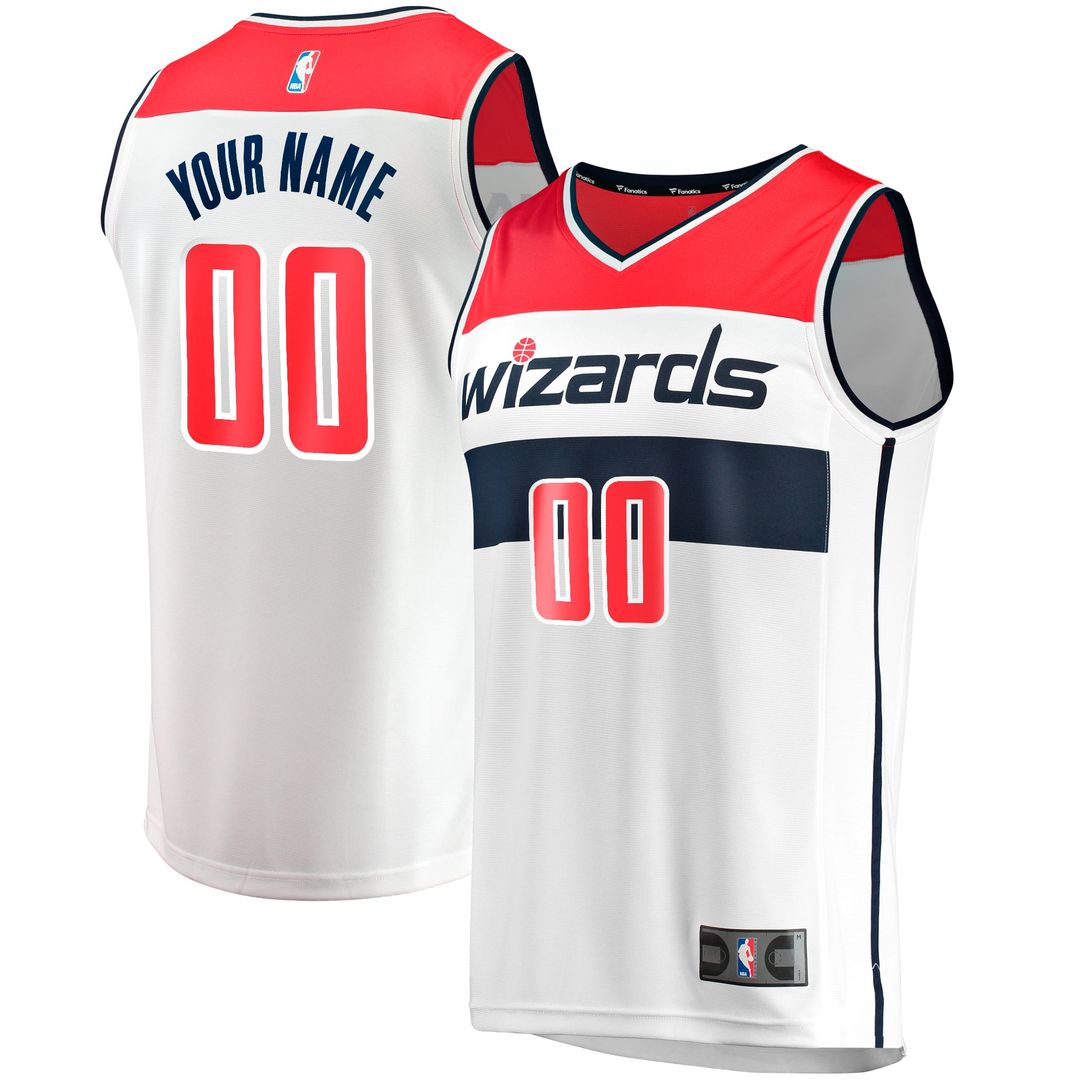 Washington Wizards | Youth Fast Break Replica Custom Jersey - Association Edition - White