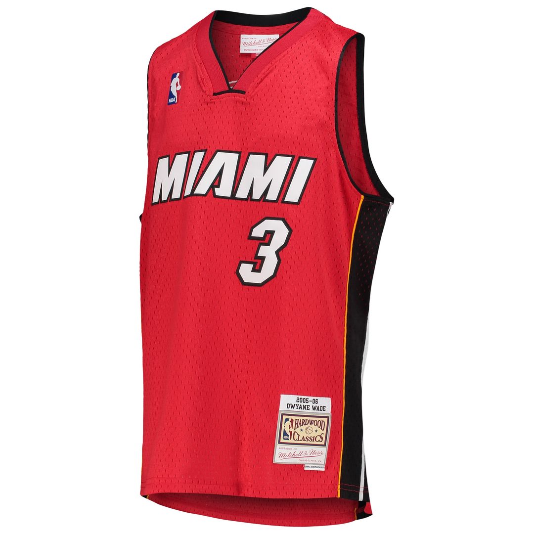 Dwyane Wade | Miami Heat | Youth 2005/06 Hardwood Classics Swingman Jersey - Red