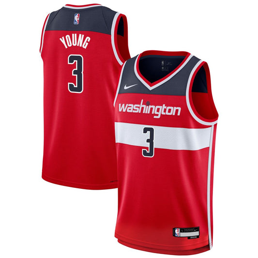 Trae Young | Washington Wizards | Youth Swingman Jersey - Icon Edition - Red
