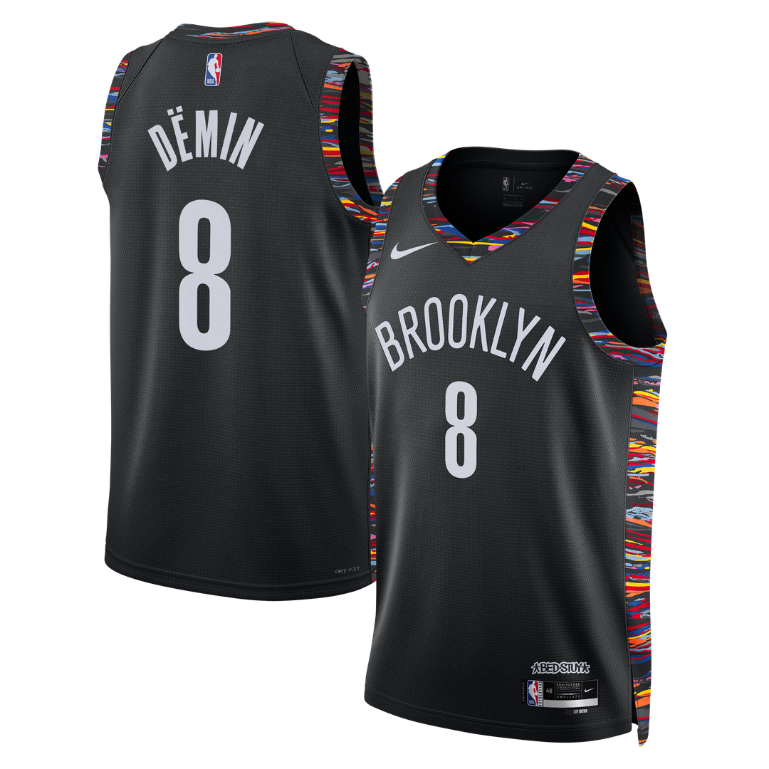 Egor Demin | Brooklyn Nets | Unisex 2025/26 Swingman Jersey - City Edition - Black