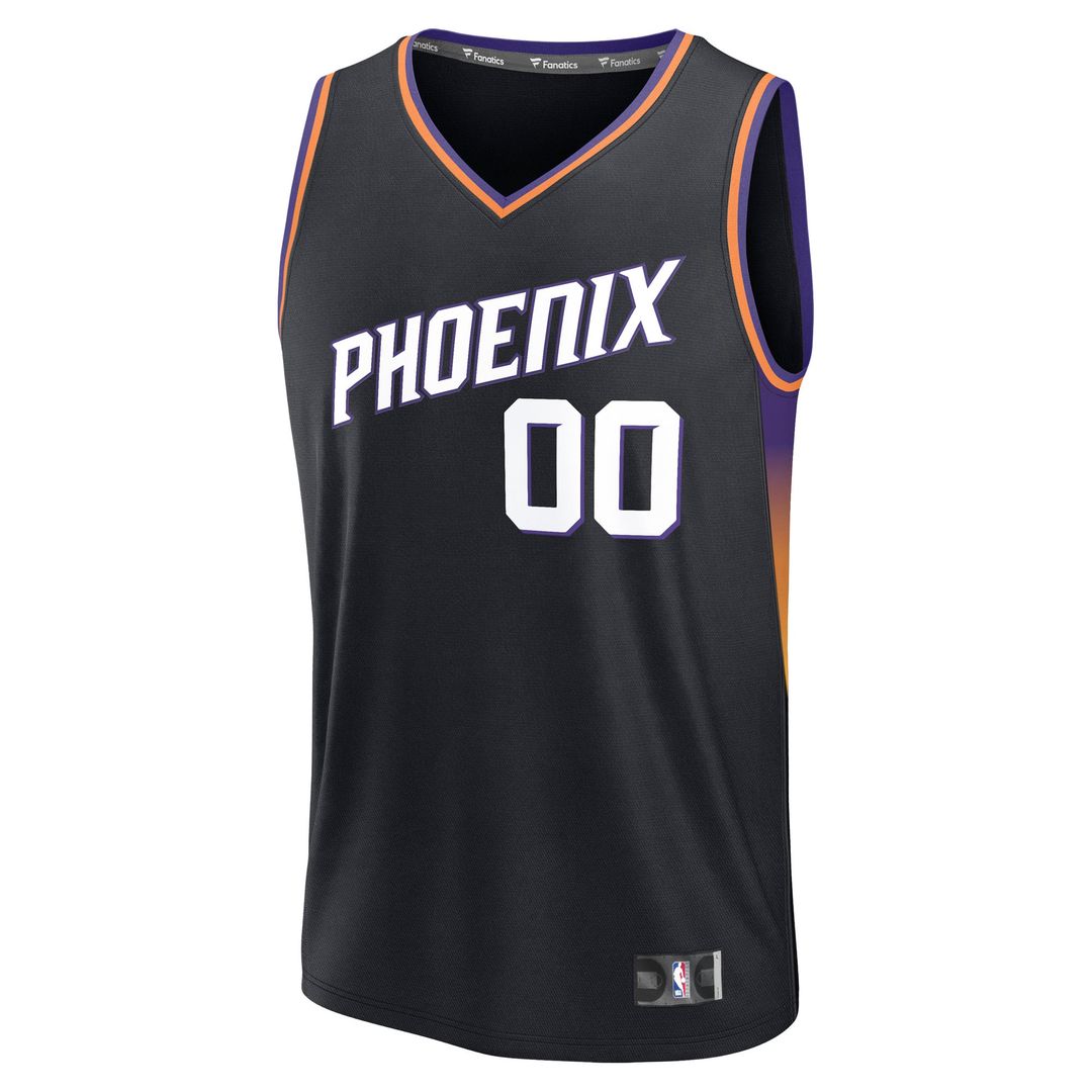Phoenix Suns | Youth Fast Break Custom Jersey - Statement Edition - Black
