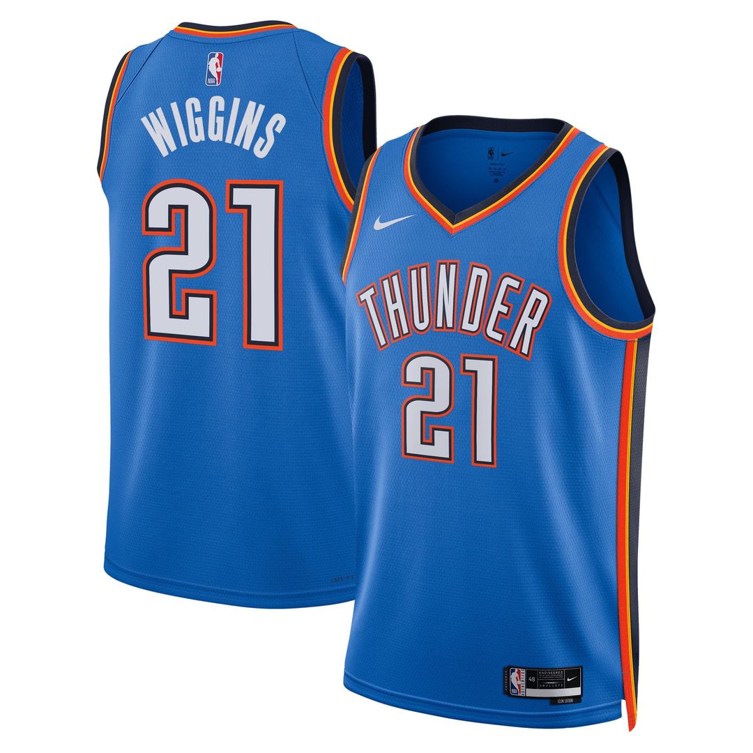 Aaron Wiggins | Oklahoma City Thunder | Unisex Swingman Jersey - Icon Edition - Blue