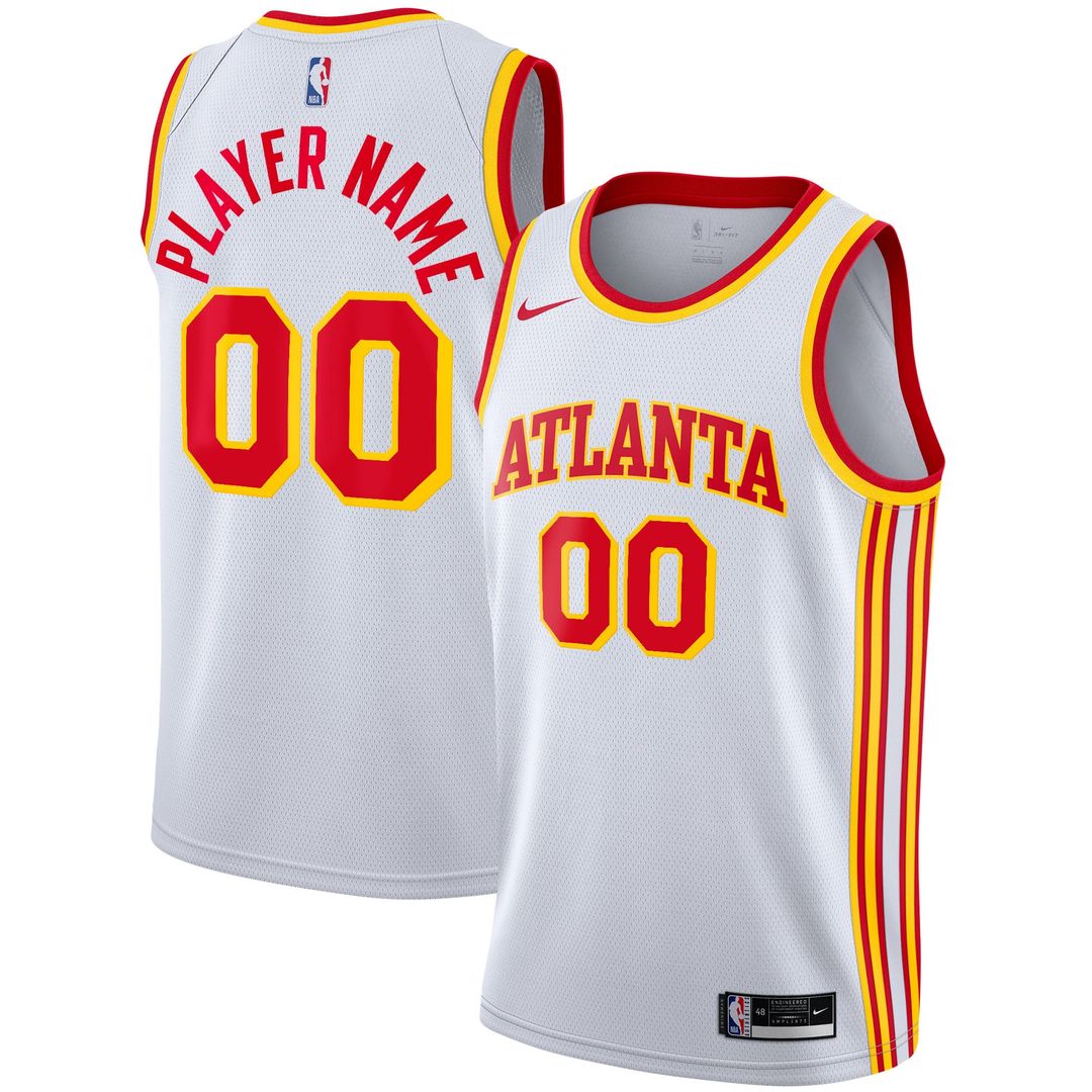 Atlanta Hawks | 2020/21 Swingman Custom Jersey - Association Edition - White