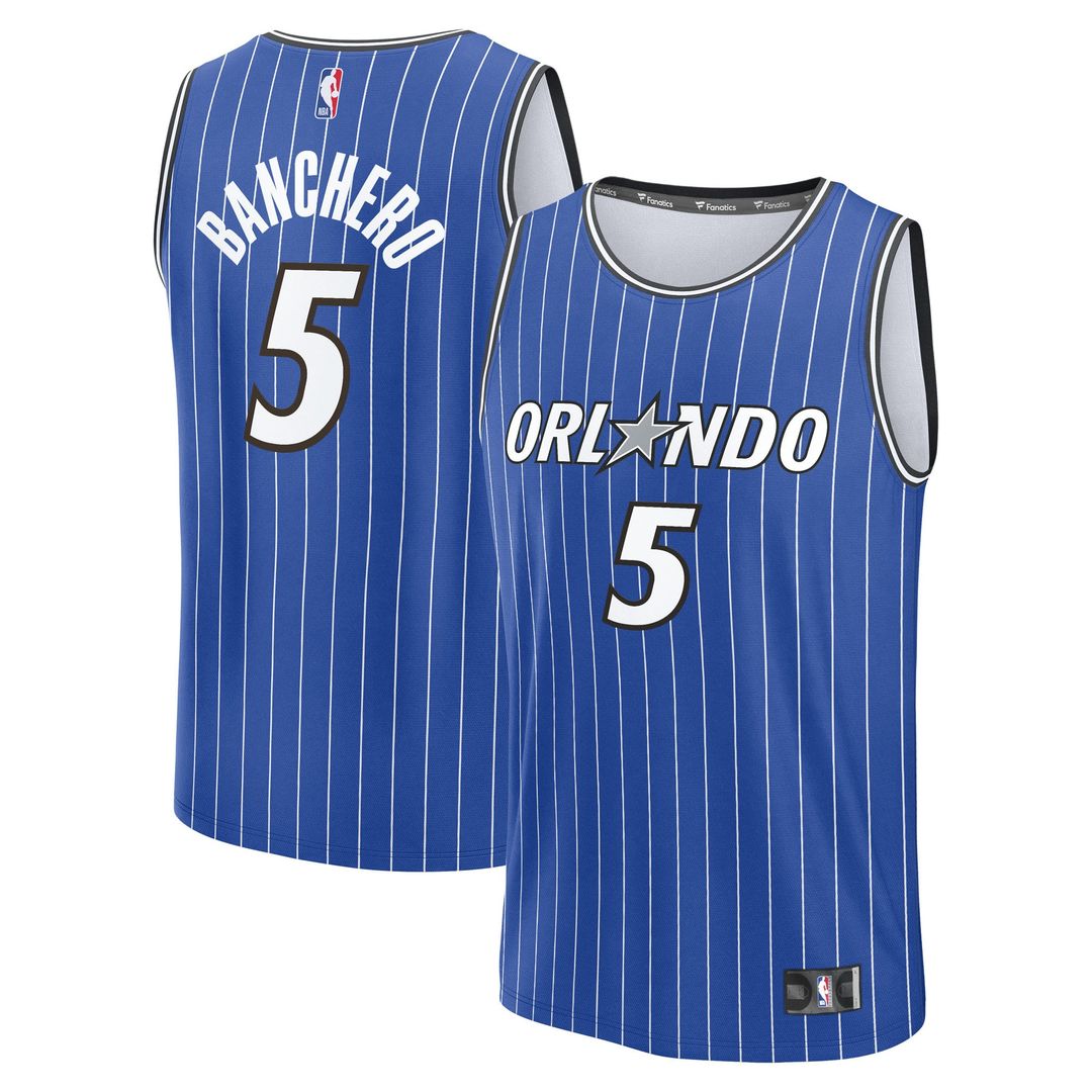 Paolo Banchero | Orlando Magic | Youth Fast Break Replica Player Jersey - Icon Edition - Blue