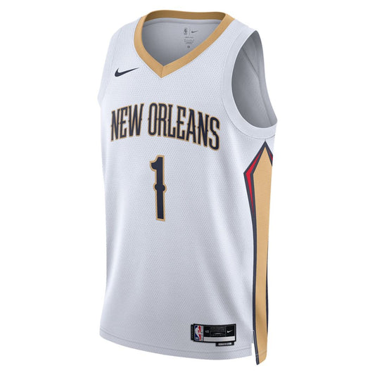 Zion Williamson | New Orleans Pelicans | Unisex Swingman Jersey - Association Edition - White