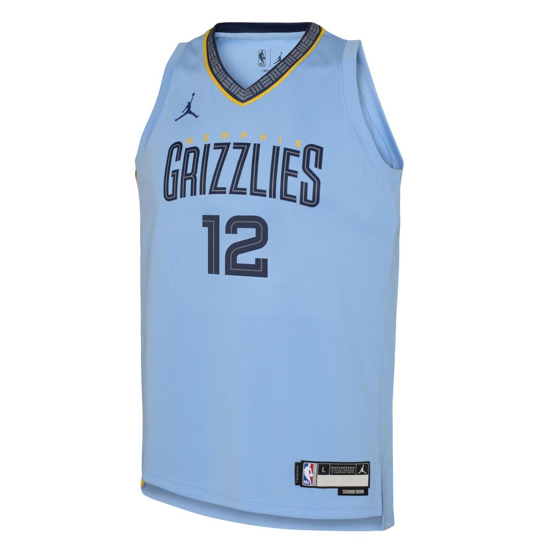 Ja Morant | Memphis Grizzlies | Youth Swingman Jersey - Statement Edition - Light Blue
